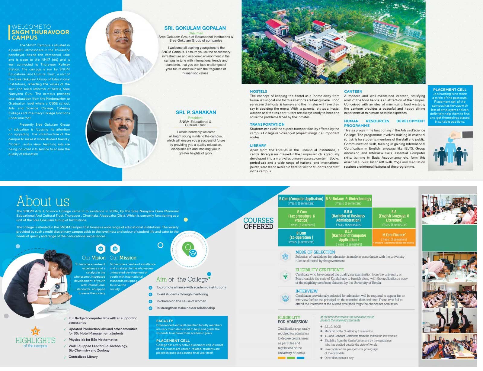 Gokulam SNGM Brochure 2021